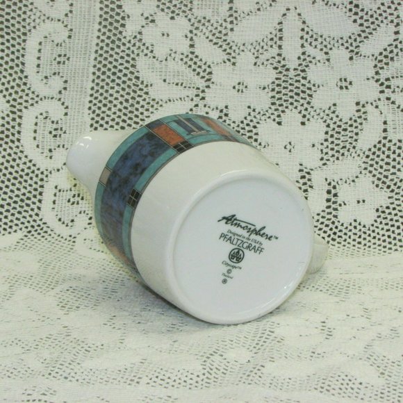 1990's Pfaltzgraff Atmosphere Cityscape Creamer Vintage Dinnerware - Picture 3 of 4
